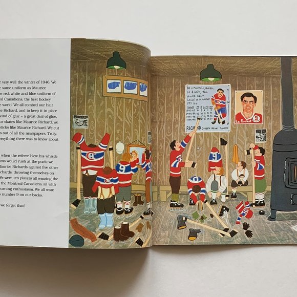 Vintage Kid's Hockey Books: The Hockey Sweater ('79) & The Moccasin Goalie ('96) - Picture 5 of 13